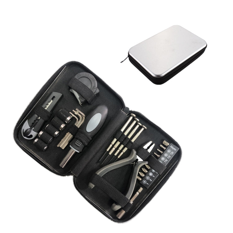 RX311D 27 In 1 Tinplate Box Hardware Tool Socket Screwdriver Wrench Set - free shipping - PMC TechLife - Order now!