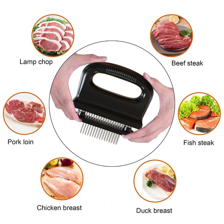 48 Pneumatizer With Handle Tender Meat Knuckle Utensils Kitchen Tool Barbecue Meat(Black) - free shipping - PMC TechLife - Order now!