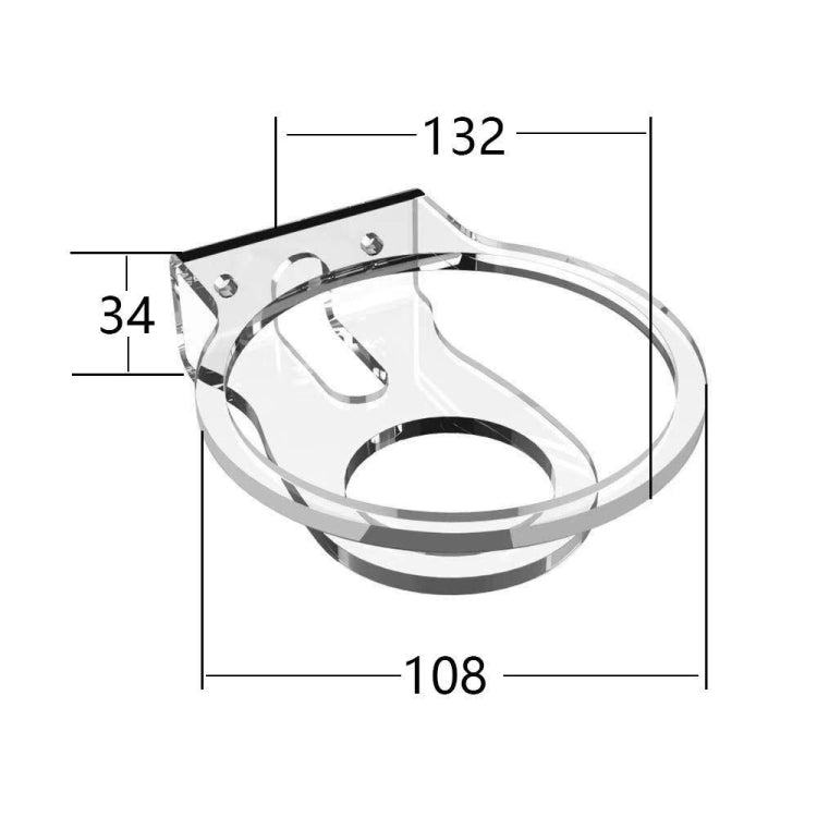JP02Y Wall-Mounted / Desktop Acrylic Bracket For Apple HomePod Mini(Transparent) - Speaker Bracket by PMC TechLife | Online Shopping South Africa | PMC TechLife