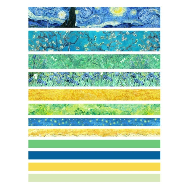 Antique And Paper Tape Hand Account DIY Decoration Material, Colour: Van Gogh Impression - Tape & Solid glue by PMC TechLife | Online Shopping South Africa | PMC TechLife