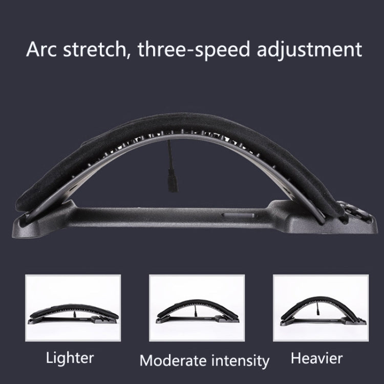 Electric Heating Belt Waist Lumbar Spine Massager Waist Four Seasons Heating Spine Correction Backrest Ordinary Model (Black) - Massage & Relaxation by PMC TechLife | Online Shopping South Africa | PMC TechLife