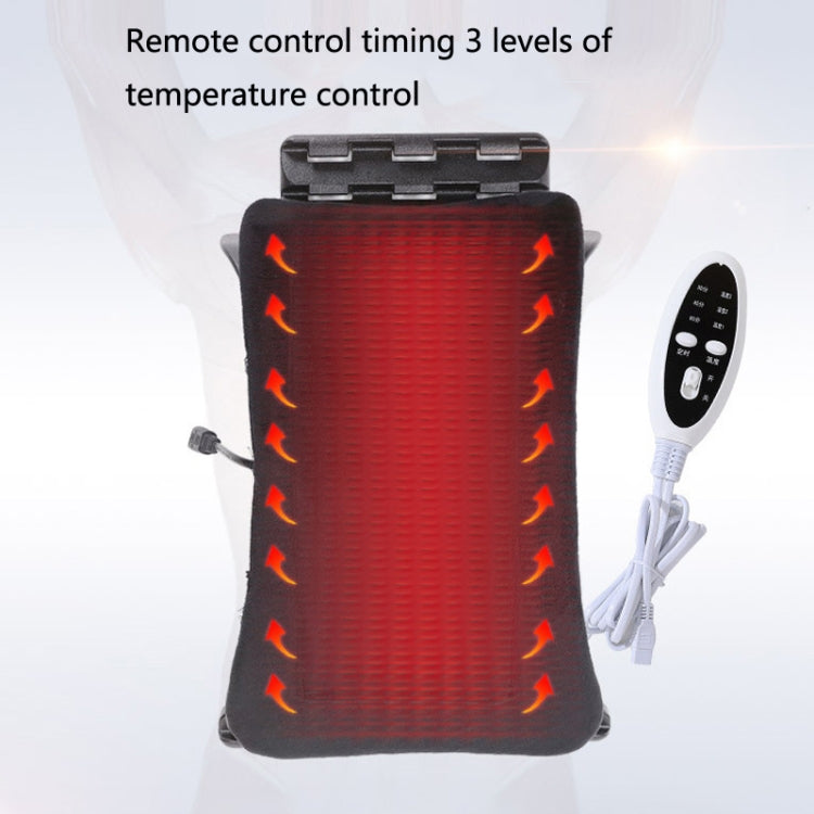 Electric Heating Belt Waist Lumbar Spine Massager Waist Four Seasons Heating Spine Correction Backrest Ordinary Model (Black) - Massage & Relaxation by PMC TechLife | Online Shopping South Africa | PMC TechLife