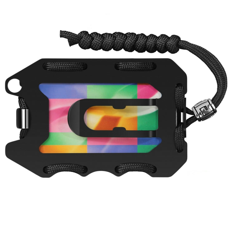 ZEEKER Metal Card Holder RFID Multifunctional EDC Wallet Large Capacity Minimalist Card Holder With Bottle Opener Function, Colour: Black Brushed - free shipping - PMC TechLife - Order now!