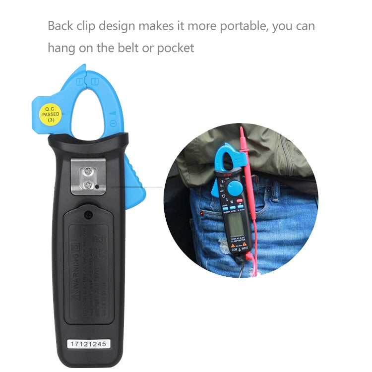 BSIDE ACM91 Digital Clamp Meter AC/DC Current 1mA True RMS Auto Range  Capacitor Tester Multimeter(Black) - Digital Multimeter by BSIDE | Online Shopping South Africa | PMC TechLife | Buy Now Pay Later Mobicred