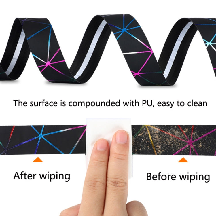 1 Pair WEST BIKING YP0804059 Road Bike Color Line Bar Belt PU Non-Slip Riding Bar Belt(Pure Black) - Decorative Accessories by WEST BIKING | Online Shopping South Africa | PMC TechLife | Buy Now Pay Later Mobicred