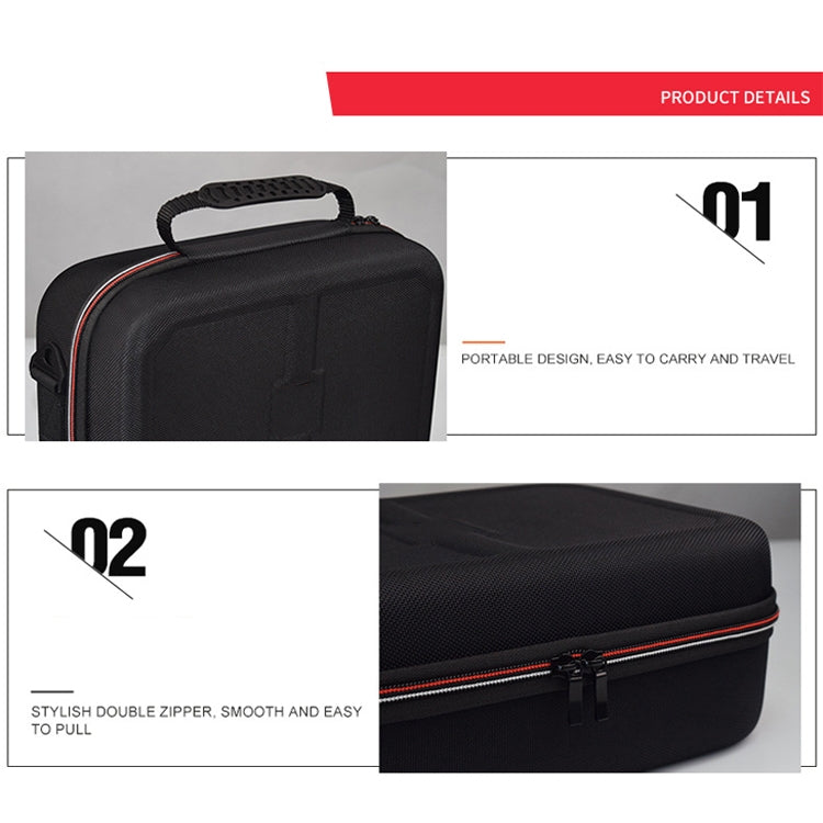 01145 Game Machine Full Accessories Storage Bag Host Handle Hard Box For Nintendo Switch(Black without LOGO) - Bags by PMC TechLife | Online Shopping South Africa | PMC TechLife