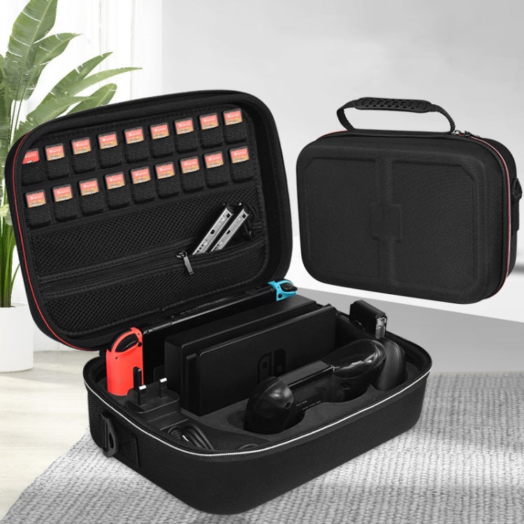 01145 Game Machine Full Accessories Storage Bag Host Handle Hard Box For Nintendo Switch(Black without LOGO) - Bags by PMC TechLife | Online Shopping South Africa | PMC TechLife