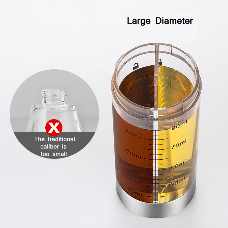 Stainless Steel Push-Type Oil Spray Bottle Barbecue Oil And Vinegar Sprayer - Condiment Bottles & Hip Flasks by PMC TechLife | Online Shopping South Africa | PMC TechLife