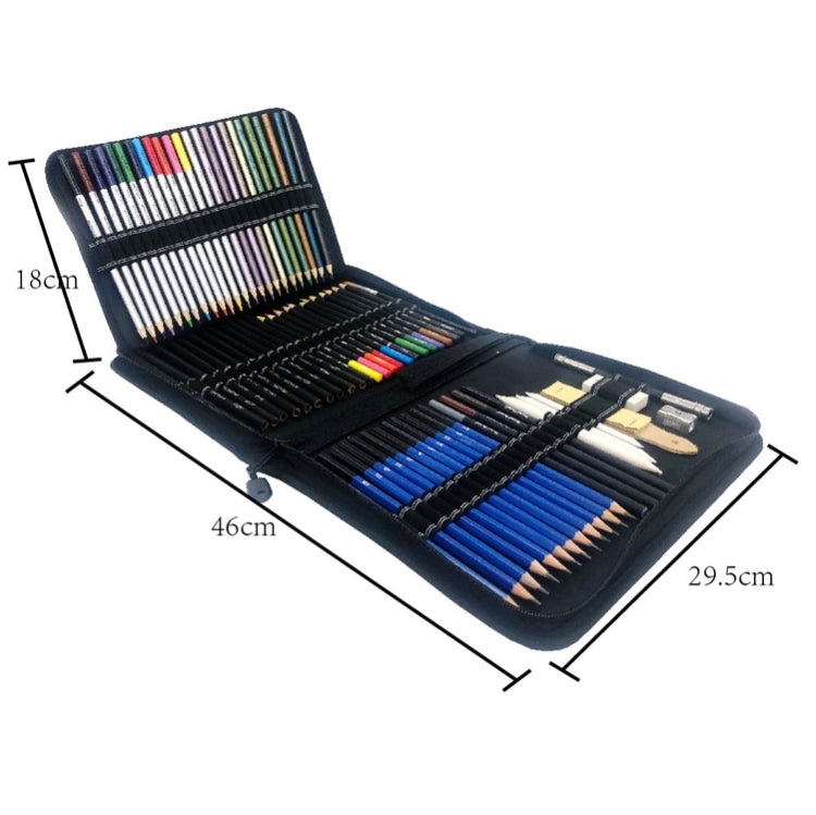 72 in 1 Sketch Pencil Color Lead Set Student Hand-Painted Art Color Pencil - Art Supplies by PMC TechLife | Online Shopping South Africa | PMC TechLife