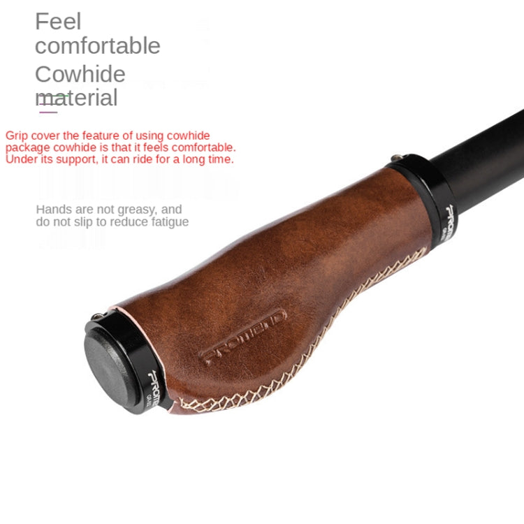 1 Pair PROMEND GR-502H Bicycle Mountain Bike Folding Bike Locking Ergonomic Meat Ball Gloves(Brown) - free shipping - PMC TechLife - Order now!