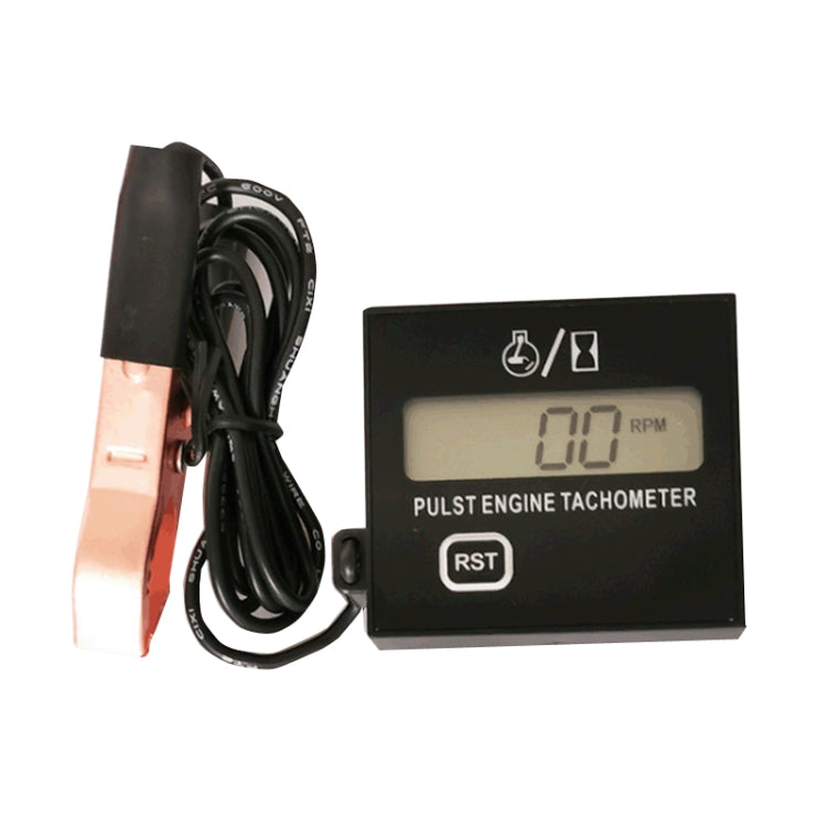 ZSB-03 Chain Saw Tachometer Gasoline Engine Lawn Mower High Tachometer Digital Display Induction Pulse Tachometer, Specification: Clip Version - Electrical System by PMC TechLife | Online Shopping South Africa | PMC TechLife
