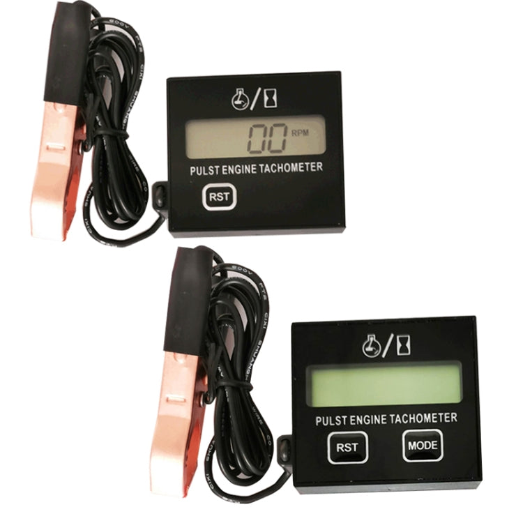 ZSB-03 Chain Saw Tachometer Gasoline Engine Lawn Mower High Tachometer Digital Display Induction Pulse Tachometer, Specification: Clip Version - Electrical System by PMC TechLife | Online Shopping South Africa | PMC TechLife