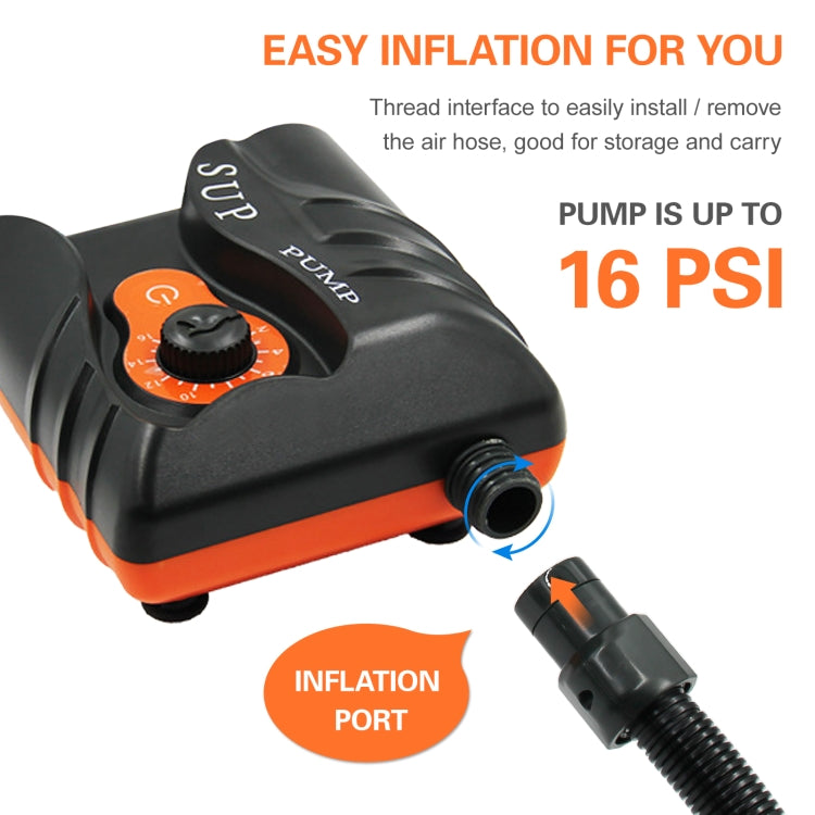 HT-785 SUP Paddle Board 16PSI High Pressure Car Inflatable Pump 12V Electric Air Pump With 6 Connectors - Inflatable Pump by PMC TechLife | Online Shopping South Africa | PMC TechLife