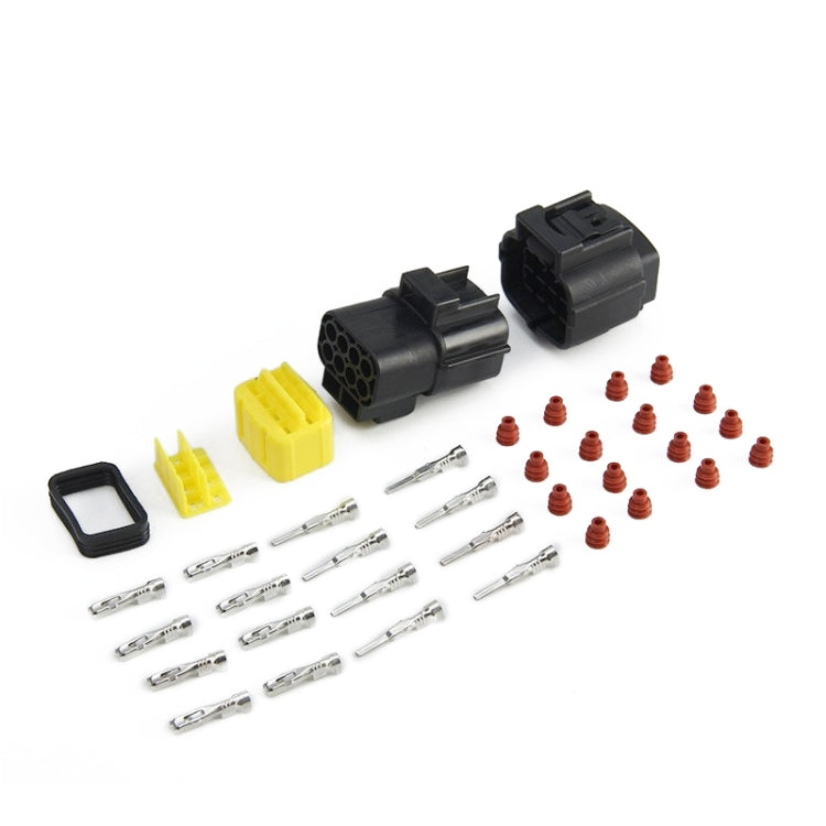 4 Sets  DJ70816Y 8 Holes Automobile Waterproof Plug Connector Automobile Plug-In Oil Pump Wiring Harness Generator Plug Set - Cables & Connectors by PMC TechLife | Online Shopping South Africa | PMC TechLife