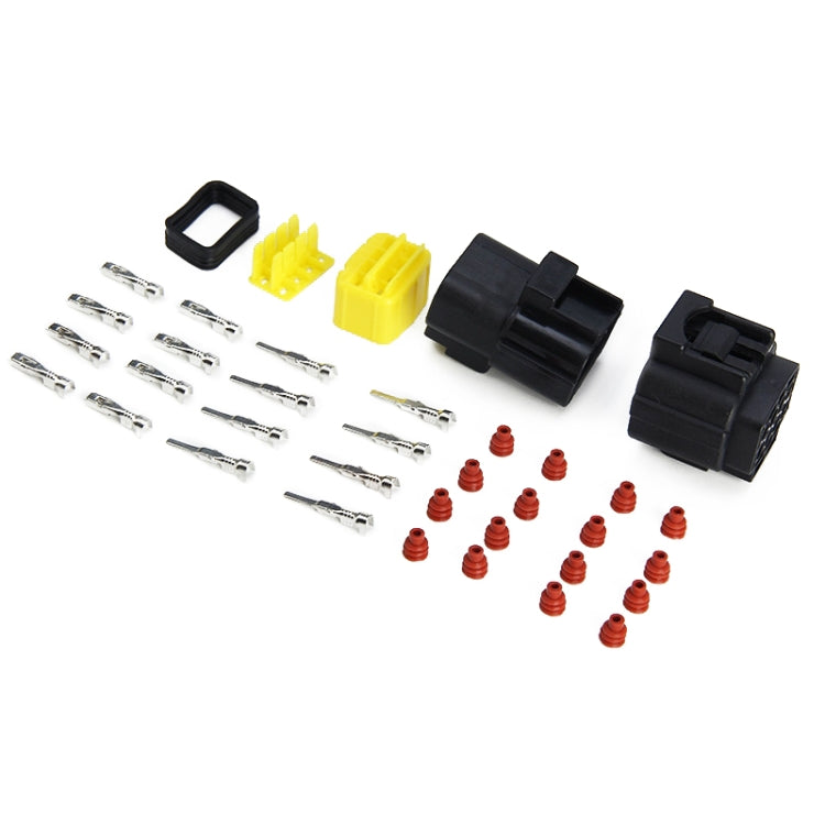 4 Sets  DJ70816Y 8 Holes Automobile Waterproof Plug Connector Automobile Plug-In Oil Pump Wiring Harness Generator Plug Set - Cables & Connectors by PMC TechLife | Online Shopping South Africa | PMC TechLife