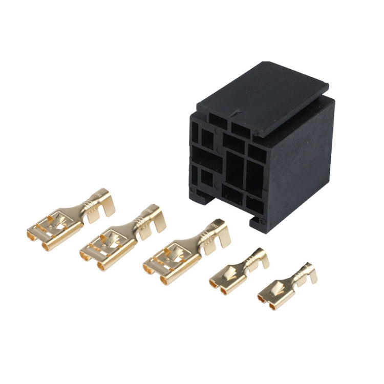 20 Sets D2K5PS 5-pin Automotive Plastic Handle Relay Socket with Terminal - Relays by PMC TechLife | Online Shopping South Africa | PMC TechLife