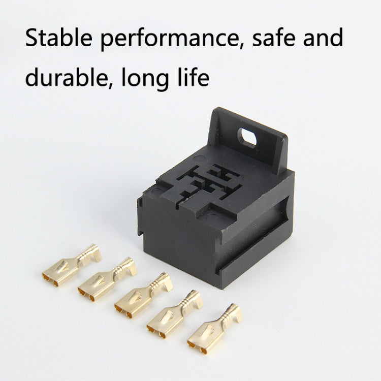 20 Sets D2K5PS 5-pin Automotive Plastic Handle Relay Socket with Terminal - Relays by PMC TechLife | Online Shopping South Africa | PMC TechLife