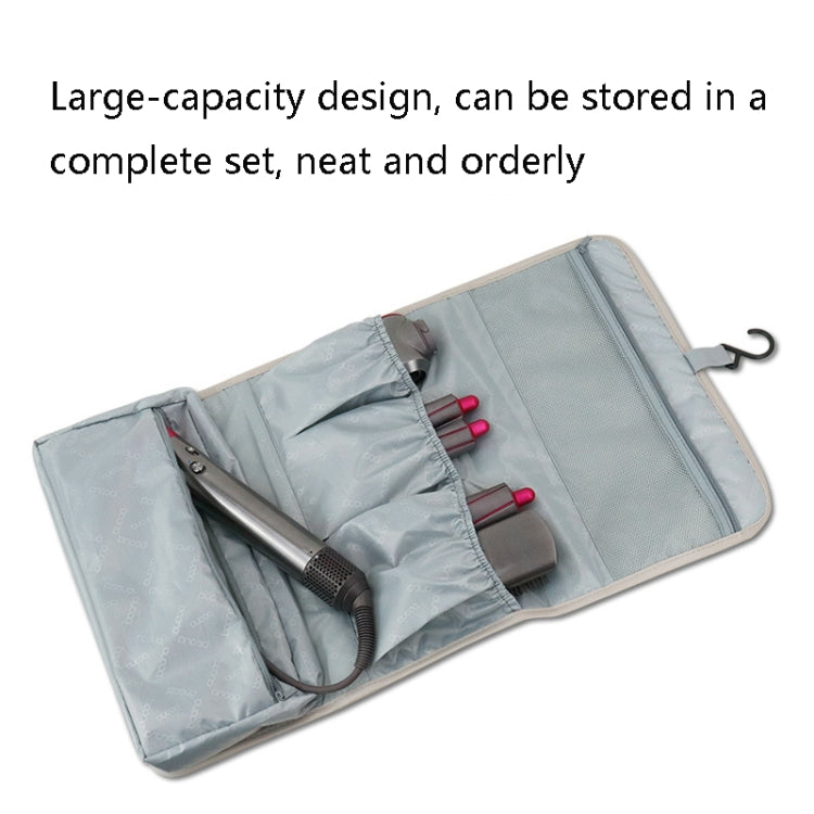 Baona BN-DS004 PU Leather Portable Storage Bag For Dyson Hair Curler(Grey) - free shipping - PMC TechLife - Order now!