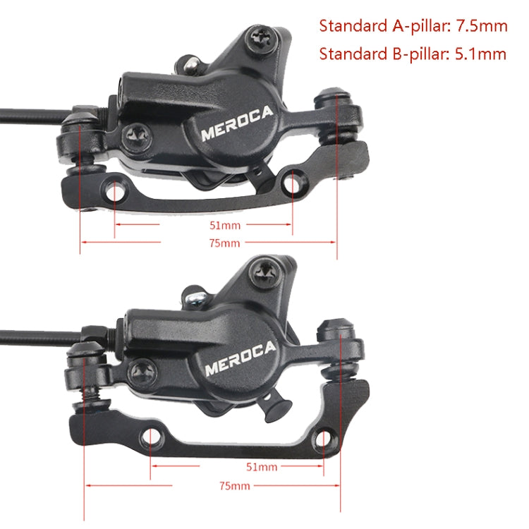 Meroca M800 Bicycle Brake Mountain Bike Universal Bilateral Brake Oil Pressure Disc Brake, Style: Right Front 800mm - Bicycle Brake Parts by Meroca | Online Shopping South Africa | PMC TechLife | Buy Now Pay Later Mobicred
