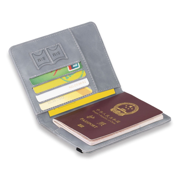 RFID Travel Passport Card Bag Elastic Band Protective Case(Black) - Antimagnetic RFID Package by PMC TechLife | Online Shopping South Africa | PMC TechLife | Buy Now Pay Later Mobicred