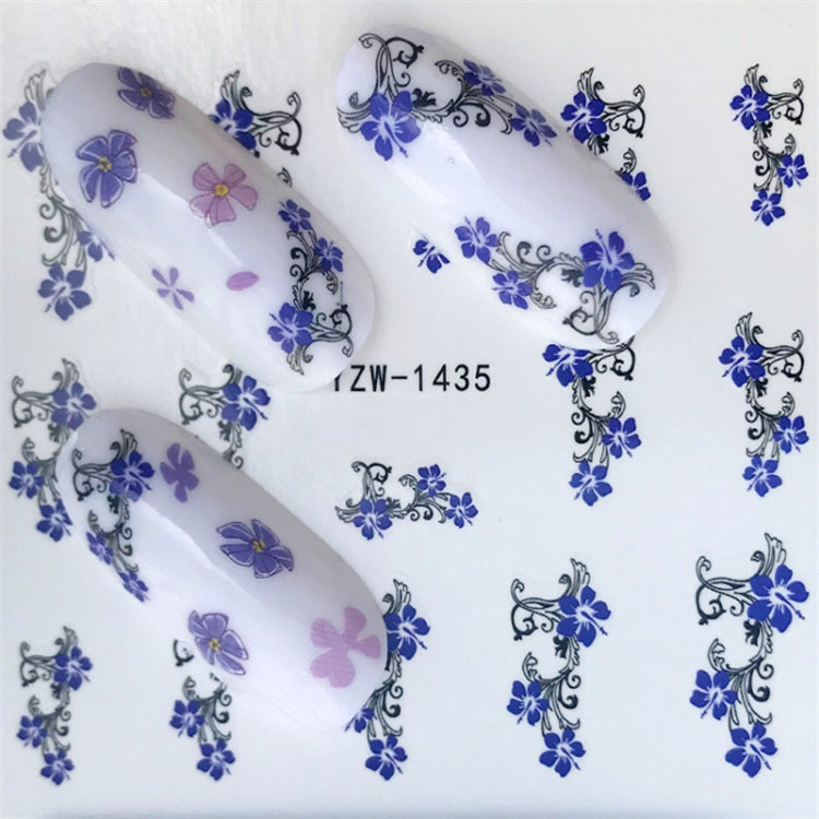 10 PCS Summer Colorful Nail Sticker Water Transfer Nail Decorations(YZW-126) - Nail Stickers by PMC TechLife | Online Shopping South Africa | PMC TechLife