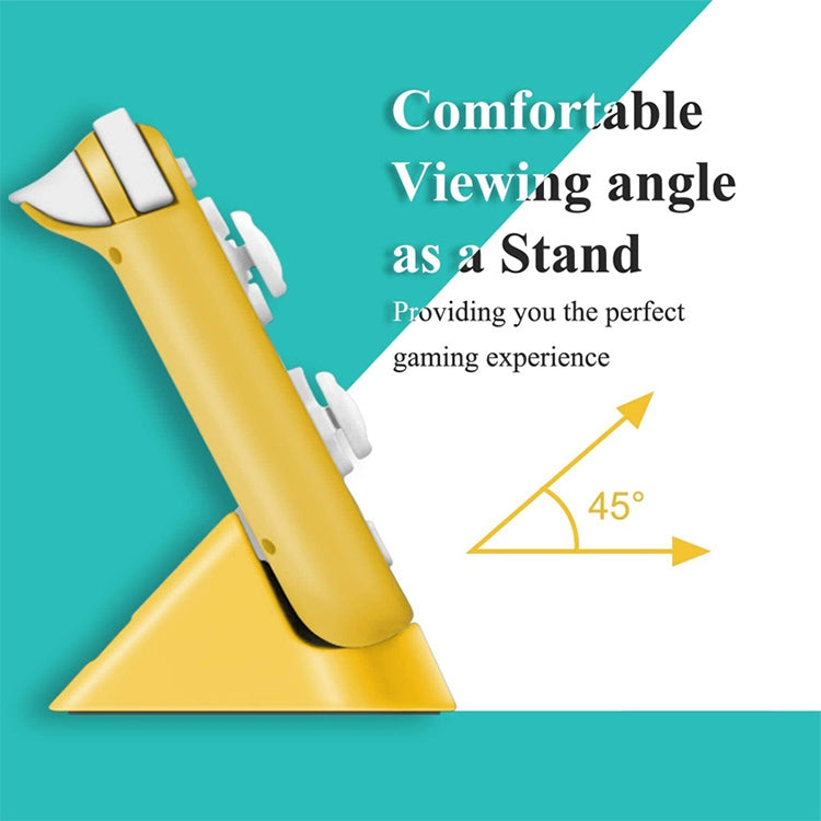 2 PCS DOBE TNS-19062 Host Charging Bottom Portable Triangle Game Console Charger For Switch / Lite(Yellow) - Charger & Power by DOBE | Online Shopping South Africa | PMC TechLife | Buy Now Pay Later Mobicred