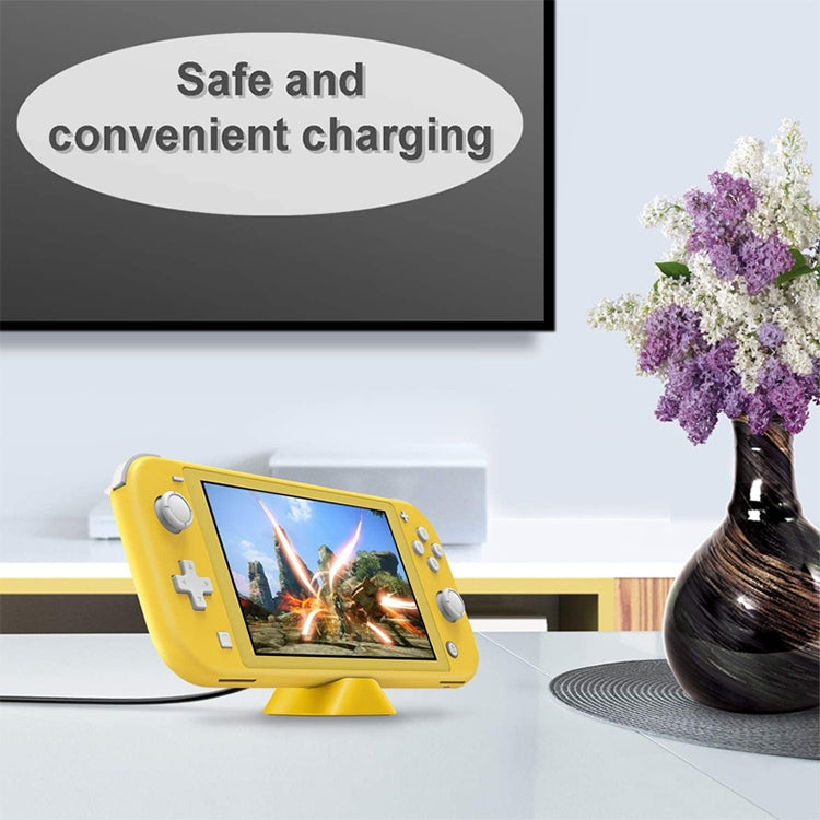 2 PCS DOBE TNS-19062 Host Charging Bottom Portable Triangle Game Console Charger For Switch / Lite(Yellow) - Charger & Power by DOBE | Online Shopping South Africa | PMC TechLife | Buy Now Pay Later Mobicred