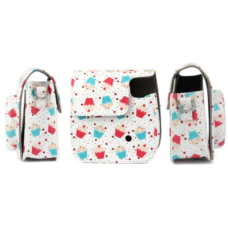 Full Body Camera PU Leather Case Bag with Strap for FUJIFILM instax mini 9 / mini 8+ / mini 8(Dessert Series) - Leather Bag by PMC TechLife | Online Shopping South Africa | PMC TechLife