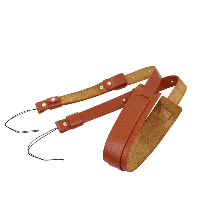 Cowhide Leather Camera Shoulder Hanging Neck Winding Strap - Camera Strap by PMC TechLife | Online Shopping South Africa | PMC TechLife