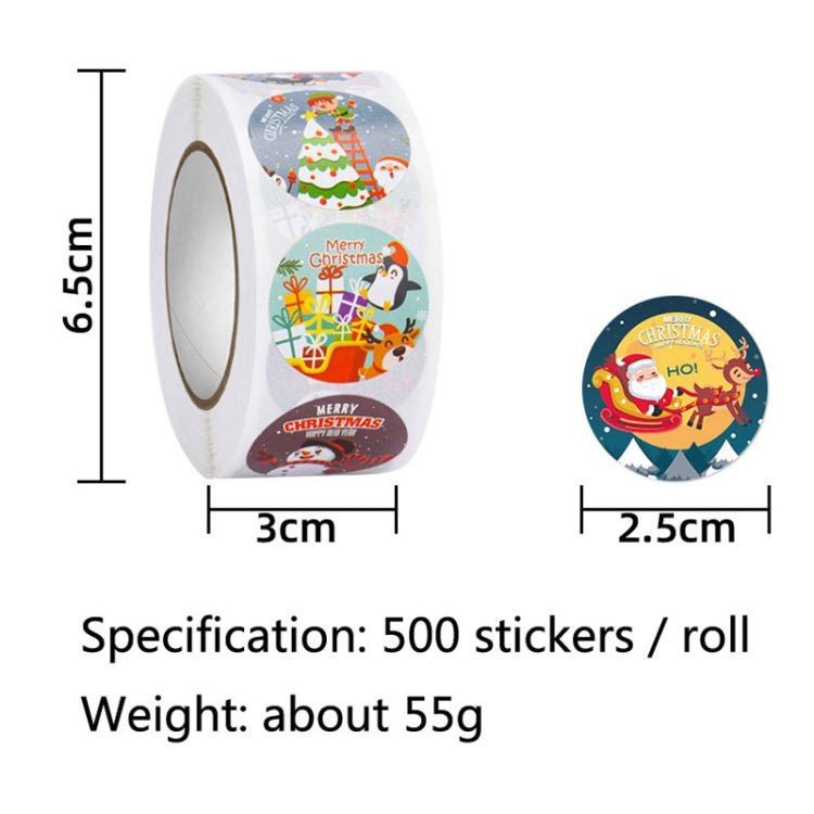 Christmas Gift Sticker Decoration Label Sealing Sticker(HA134) - Christmas Stickers by PMC TechLife | Online Shopping South Africa | PMC TechLife | Buy Now Pay Later Mobicred