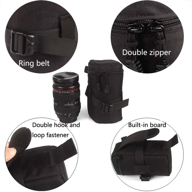5603 Wear-Resistant Waterproof And Shockproof SLR Camera Lens Bag, Size: S(Black) - Lens Bag by PMC TechLife | Online Shopping South Africa | PMC TechLife