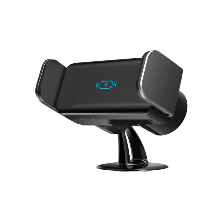 Vehicle-mounted Intelligent Induction Electric Mobile Phone Holder Car Air Outlet Navigation Frame(Abyss Black) - Car Holders by PMC TechLife | Online Shopping South Africa | PMC TechLife