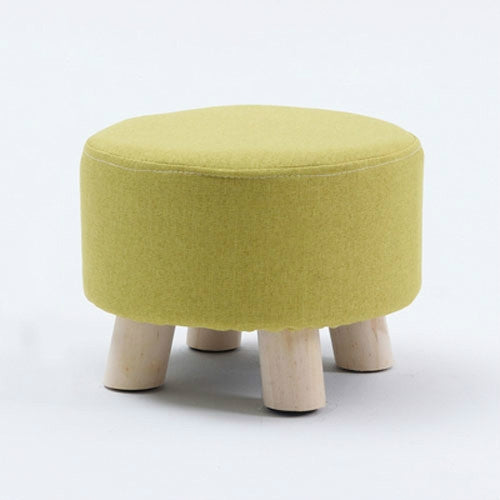Fashion Creative Small Stool Living Room Home Solid Wood Small Chair(Green) - Chairs by PMC TechLife | Online Shopping South Africa | PMC TechLife | Buy Now Pay Later Mobicred