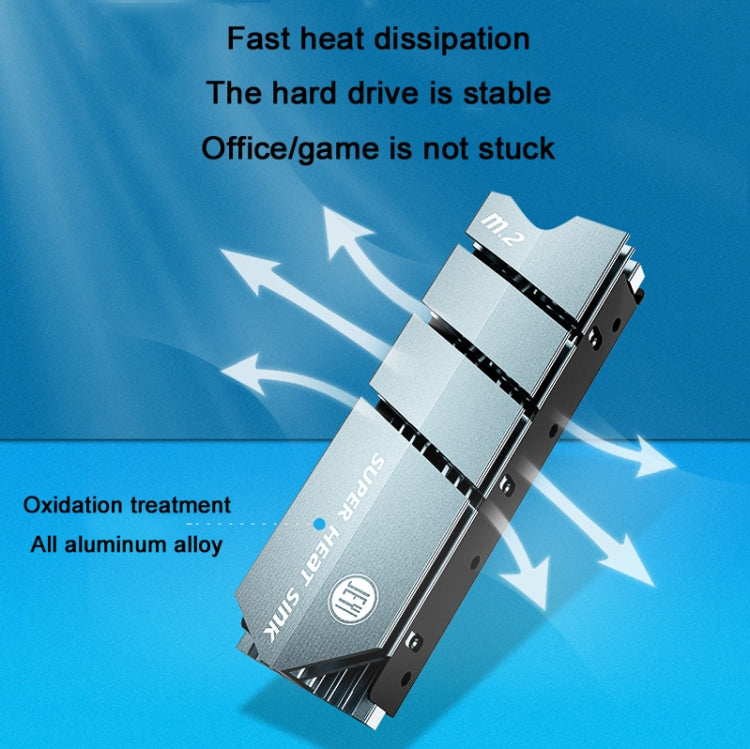 JEYI ColdFish M.2 Bearingless Hard Drive Cooler For NVME/Ngff - Fan Cooling by JEYI | Online Shopping South Africa | PMC TechLife