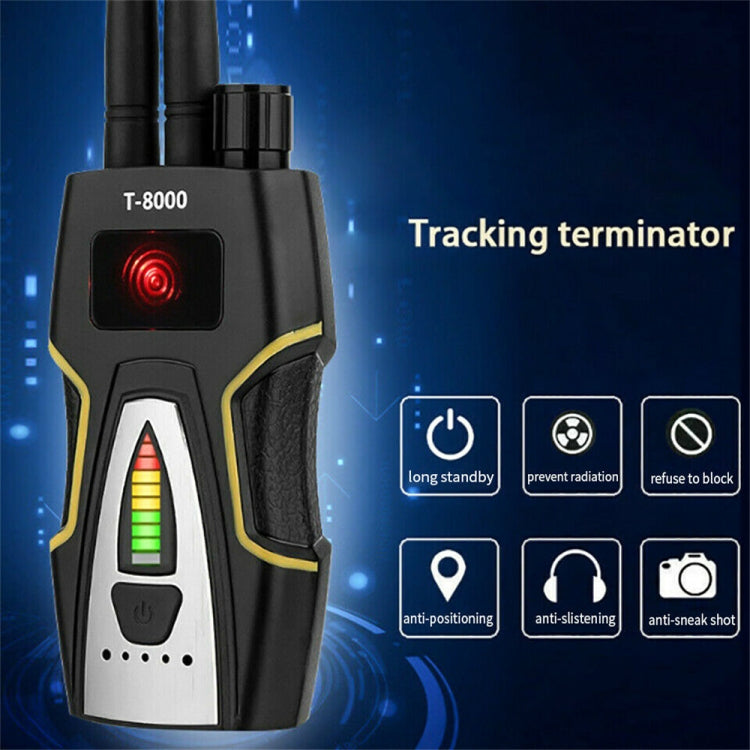 T8000 Wireless Signal Detector GPS Defense Location Finding Camera Anti-Candid Anti-Tracking Detection Instrument - WiFi Signal Detector by PMC TechLife | Online Shopping South Africa | PMC TechLife
