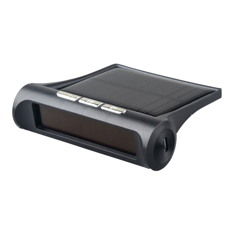 T1 Vehicle-mounted Solar Wireless Tire Pressure Monitoring System General-purpose Vehicle Tire Pressure Thermometer(Black) - Tire Pressure Gauges by PMC TechLife | Online Shopping South Africa | PMC TechLife