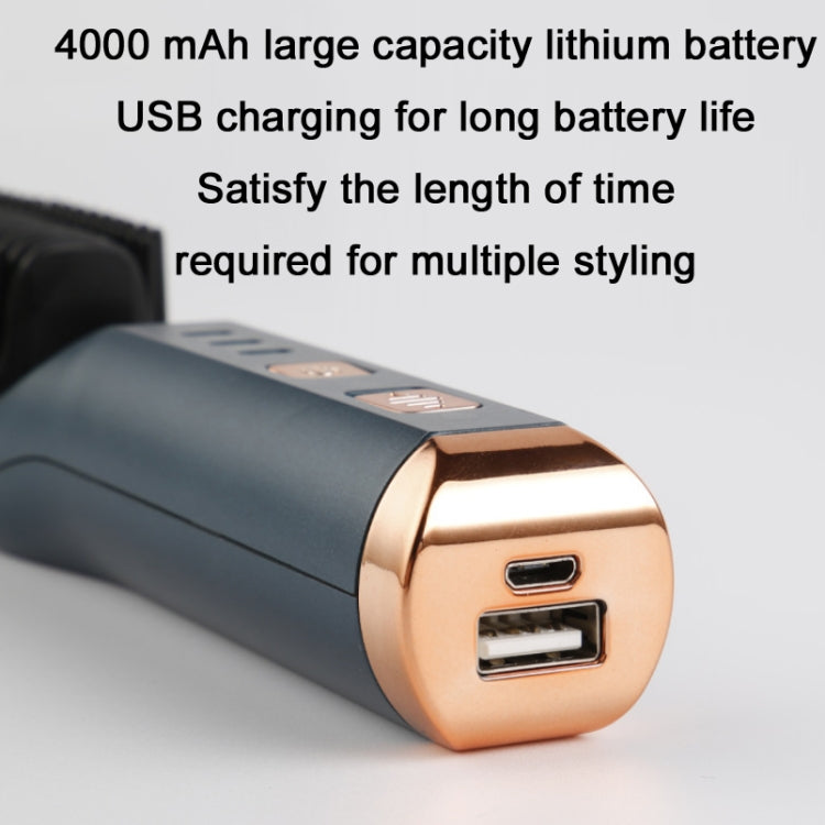 2 In 1 Curling And Straightening Dual-Use Mini Multi-Function Hair Straightener, Colour : Blue - Hair Curler by PMC TechLife | Online Shopping South Africa | PMC TechLife