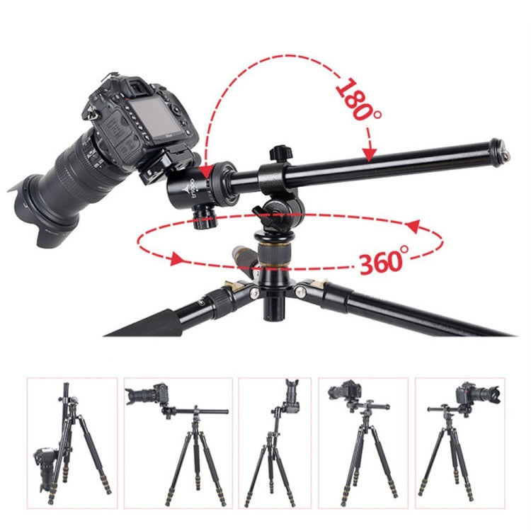 TRIOPO Horizontal Overhead Tripod Heads Multi-directional Central-Axis Lock - free shipping - PMC TechLife - Order now!