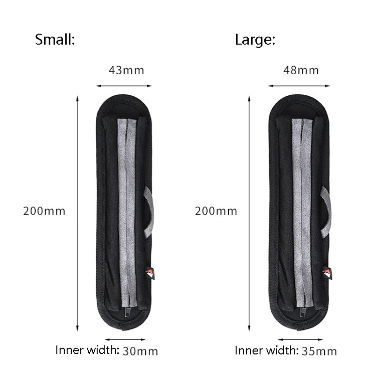 10 PCS G12S Headset Earphone Protection Cover Neoprene Head Beam Protection Pad(Large-Black) - Earmuff & Pad by PMC TechLife | Online Shopping South Africa | PMC TechLife