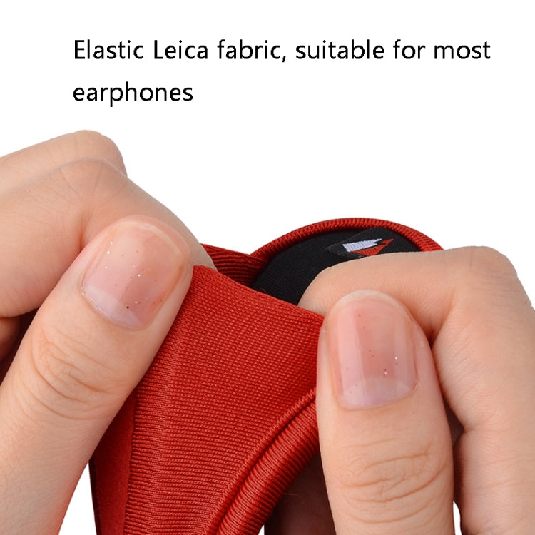 10 PCS G12S Headset Earphone Protection Cover Neoprene Head Beam Protection Pad(Large-Red) - Earmuff & Pad by PMC TechLife | Online Shopping South Africa | PMC TechLife