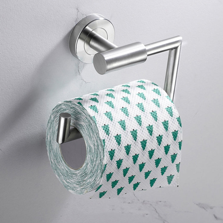304 Stainless Steel With Grooved Bathroom Pendant Bathroom Shelf,Style: Paper Towel Holder  B - Shelves by PMC TechLife | Online Shopping South Africa | PMC TechLife