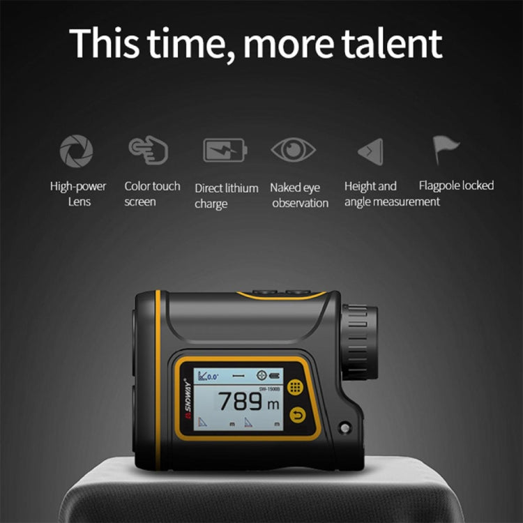 SNDWAY Rangefinder Instrument Outdoor Telescope Golf Measuring Instrument, Model: SW1500B 1500m - free shipping - PMC TechLife - Order now!