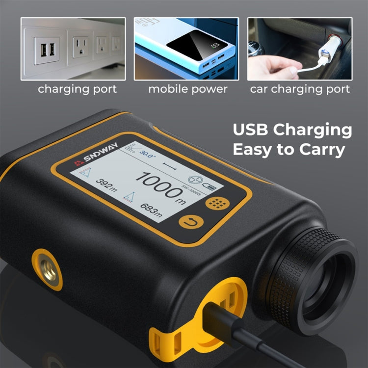 SNDWAY Rangefinder Instrument Outdoor Telescope Golf Measuring Instrument, Model: SW1500B 1500m - free shipping - PMC TechLife - Order now!