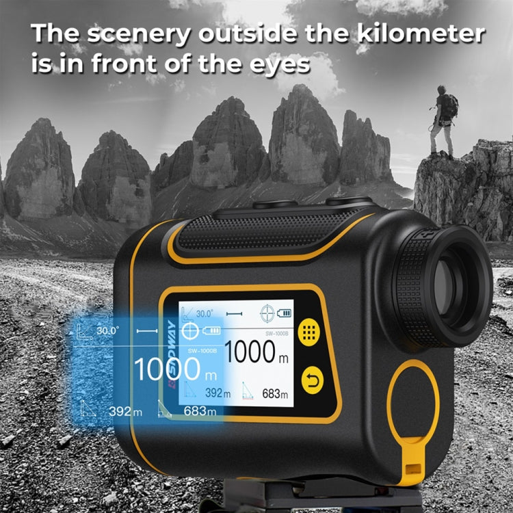 SNDWAY Rangefinder Instrument Outdoor Telescope Golf Measuring Instrument, Model: SW1500B 1500m - free shipping - PMC TechLife - Order now!