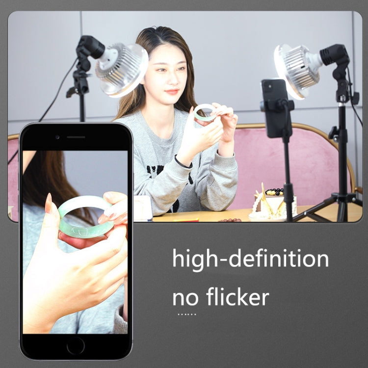 Mobile Phone Live Support Shooting Gourmet Beautification Fill Light Indoor Jewelry Photography Light, Style: 700W Mushroom Lamp + Stand - free shipping - PMC TechLife - Order now!