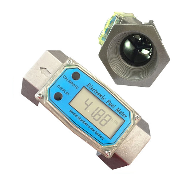 BD-H01 Electronic Display Turbine Flow Meter Metering Diesel Kerosene Methanol Urea Flow Meter Count Flow Meter, Specification: 1 Inch - Clocks & Car Meters by PMC TechLife | Online Shopping South Africa | PMC TechLife | Buy Now Pay Later Mobicred
