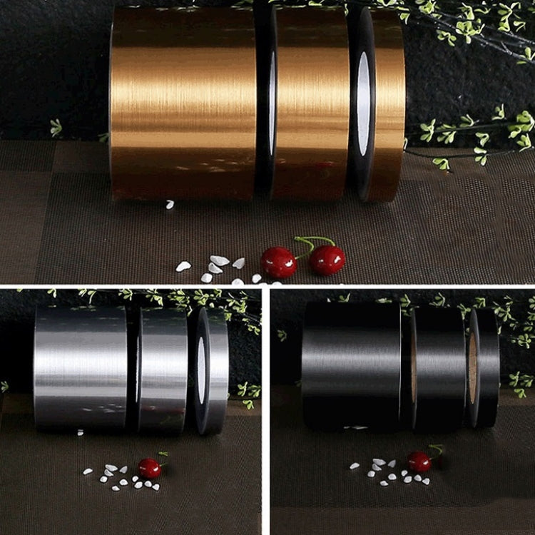 Home Decoration Self-Adhesive Ceiling Beauty Sideline Tile Beauty Seam Sticker, Specification: 5cmx10m(Brushed Silver) - Adhesives & Sealers by PMC TechLife | Online Shopping South Africa | PMC TechLife