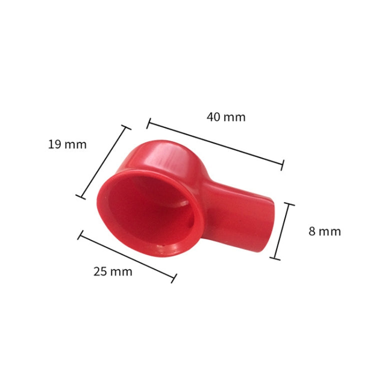 5 Pair Car Battery Clip Protective Cover Dust Cap PVC Insulated Protective Cover Harness End Protective Cover(BD-41) - Tank Covers by PMC TechLife | Online Shopping South Africa | PMC TechLife