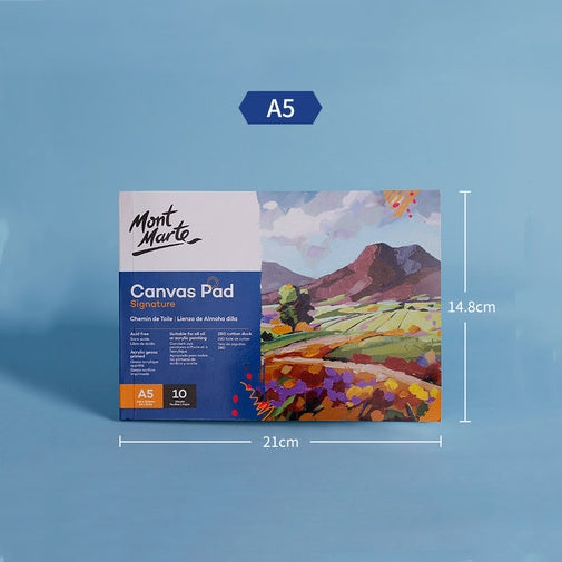 10 Sheet/pack Oil Acrylic Painting Canvas Pad Paper Book Painting Canvas Paper(A5) - Art Supplies by PMC TechLife | Online Shopping South Africa | PMC TechLife