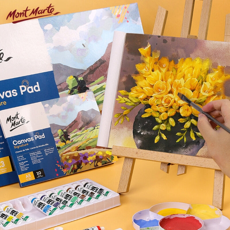 10 Sheet/pack Oil Acrylic Painting Canvas Pad Paper Book Painting Canvas Paper(A5) - Art Supplies by PMC TechLife | Online Shopping South Africa | PMC TechLife